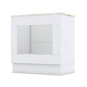 Ver imagem 1 de Balcão Forno de Embutir Nova York Branco com Tampo para Cooktop Calcare - Henn