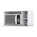 Ver imagem 1 de Armário Aéreo p/ Cozinha Essência para Micro-ondas 80cm Branco - Henn