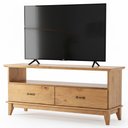 Ver imagem 6 de Rack para Sala de Estar Tv 55 Pol 140cm Madeira Maciça Lira M06 Carvalho Fosco Lyam Decor