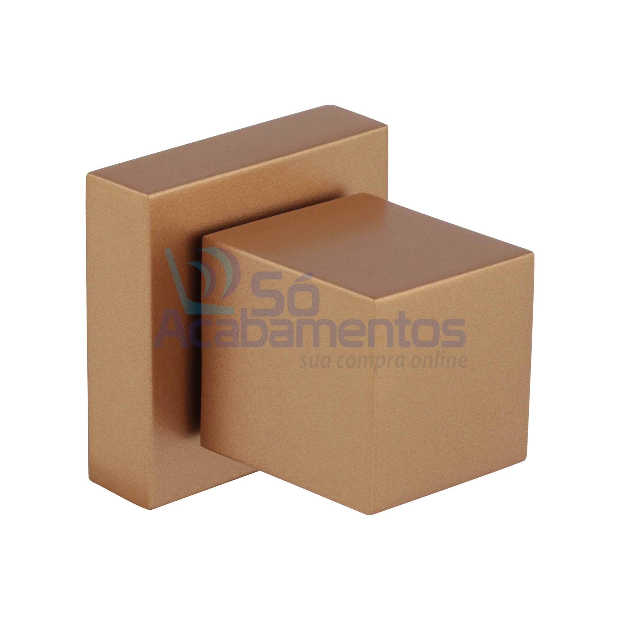 Acabamento Quadrado Rose Metal P/ Registro Pressão Gaveta Deca - 3
