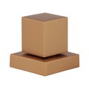 Ver imagem 1 de Acabamento Quadrado Rose Metal P/ Registro Pressão Gaveta Deca