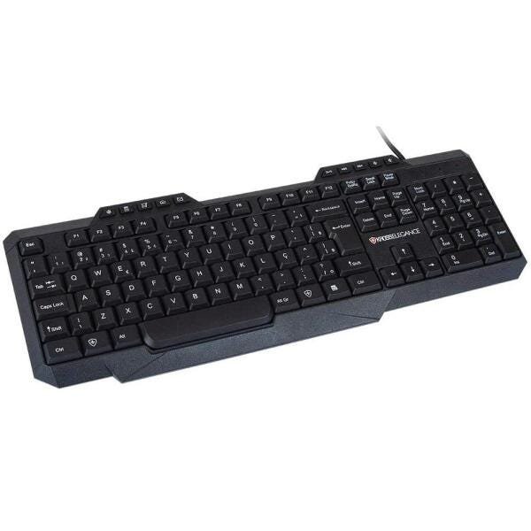 TECLADO USB KROSS ELEGANCE PRETO MULTIMIDIA KE-K106 - 2