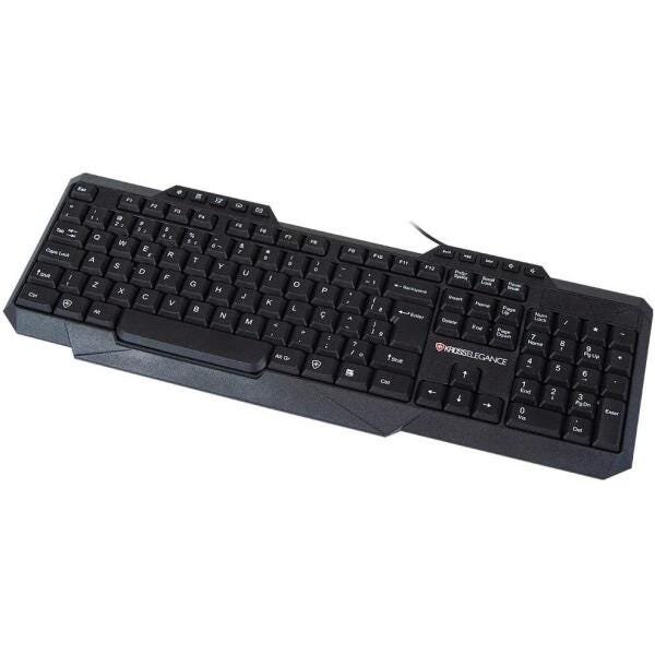 TECLADO USB KROSS ELEGANCE PRETO MULTIMIDIA KE-K106 - 3