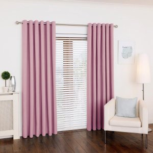 Cortina Lana Rosa-bebê Oxford 300x250 para Sala/quarto