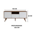 Ver imagem 4 de Rack para Tv até 75 Pol 2 Portas 1 Gaveta Off White