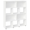 Ver imagem 3 de Estante Livreiro 10 Nichos 109x91 Cm Branco Arly Branco