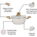 Ver imagem 4 de Conjunto de Panelas 3pç Cerâmica Bege Indução Mundiart