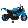 Mini Moto Eletrica Infantil 6V Azul com Som e Luz Bw127Az Importway - 3