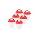 Ver imagem 1 de Forma Para Cozinhar Ovo Fácil Silicone 6 Unidades