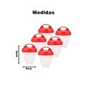 Ver imagem 2 de Forma Para Cozinhar Ovo Fácil Silicone 6 Unidades