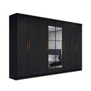 Ver imagem 3 de Guarda-roupa Casal Odisseia 8 Portas 4 Gavetas com Espelho - Panorama Móveis