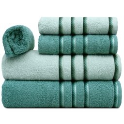 Jogo de Toalhas Banhão 5 Peças 100% Algodão Classic Appel Verde Inglês/verde Ice - 2