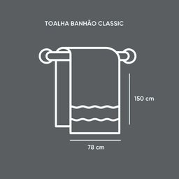 Jogo de Toalhas Banhão 5 Peças 100% Algodão Classic Appel Verde Inglês/verde Ice - 7