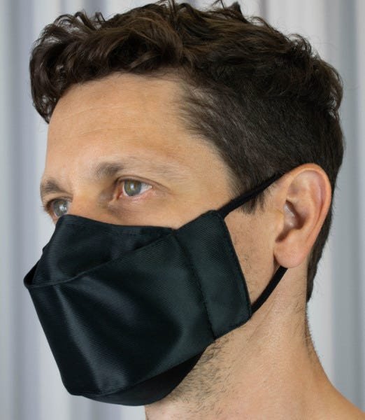Kit 6 Máscaras De Proteção 3D Antiviral DelfimProtect® Preta - 5