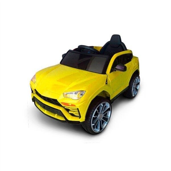 Mini Carro Eletrico Infantil 12V Amarelo com Controle e Som Bw029Am Lamborghini