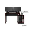 Mesa Gamer Escrivaninha Play - Preto Fosco/vermelho - 3