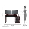 Mesa Gamer Escrivaninha Play - Preto Fosco/vermelho - 4