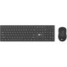 Kit Teclado e Mouse Lecoo Kw201 sem Fio Preto - 1