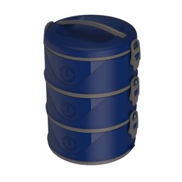 Marmita Térmica Tripla Organizador Térmico 3 Andares 4,5 Lts - 6