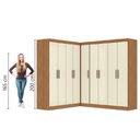 Ver imagem 5 de Quarto Modulado de Canto Madrid com 9 Portas Maxel