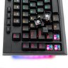 TECLADO USB GAMING REDRAGON BRAHMA PRO MECANICO SWITCH AZUL K586RGB-PRO PRETO - 2