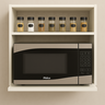 Suporte Microondas Forno Eletrico Prateleira Nicho Parede Organização Cozinha - 2