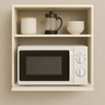 Suporte Microondas Forno Eletrico Prateleira Nicho Parede Organização Cozinha - 11