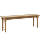 Ver imagem 7 de Banco de Madeira Maciça para Cozinha Varanda Gourmet 136cm Pés Torneados Lazuli F06 Freijó - Lyam