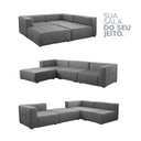 Ver imagem 4 de Sofá Modular 4 Modulos 100cm Burgos