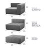 Sofá Modular 4 Modulos 100cm Burgos - 3