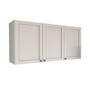 Ver imagem 4 de Armário Aéreo Cozinha Essenza 3 Portas 100% Mdf Branco Fosco - Panorama Móveis
