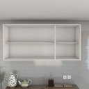Ver imagem 6 de Armário Aéreo Cozinha Essenza 3 Portas 100% Mdf Branco Fosco - Panorama Móveis