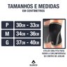 Par de Joelheira Ironbrace Alasca - Neoprene 7 Mm com Costura Ultra Reforçada:xg/preto/unissex - 2