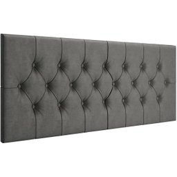 Cabeceira Estofada Painel Casal Dubai:1,40/cinza - 1