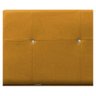 Cabeceira Estofada Itália 195 cm King Size Suede Mostarda - ADJ Decor - 5