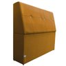 Cabeceira Estofada Itália 195 cm King Size Suede Mostarda - ADJ Decor - 2
