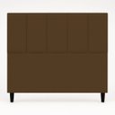 Ver imagem 5 de Cabeceira Classic Casal 140cm para Quarto Cama Decorativa Moderna Elegante Suede Marrom