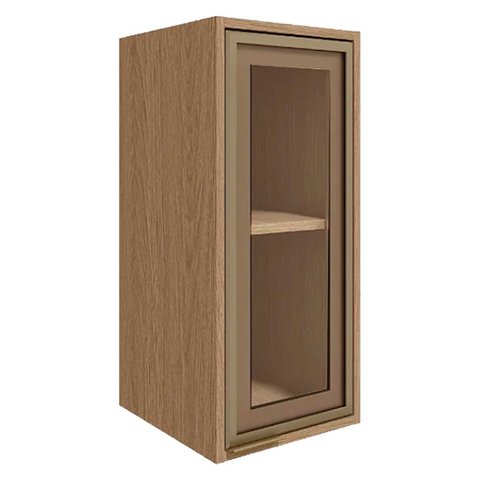 Armario Aereo 1 Porta de Vidro 30cm Reflecta Vitoria Rimo Carvalho Móveis Rimo