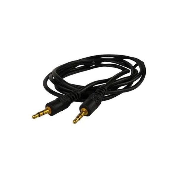 Kit 10 Cabos Auxiliar P2xP2 3.5mm Macho 2m Reforçado Exbom - 3
