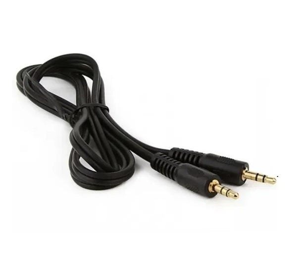 Kit 10 Cabos Auxiliar P2xP2 3.5mm Macho 2m Reforçado Exbom - 2