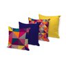 Kit 4 Capas Para Almofadas Wevans Amarelo UN - 1