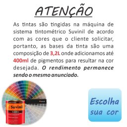 Tinta Para Parede 3,2/3,6l Suvinil Clássica Escolha Sua Cor - E237 Vela Aromatizada - 2