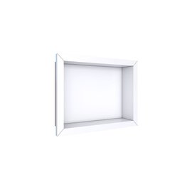 Nicho Para Banheiro em Porcelanato Polido Tradicional 40x30 Branco Liso - Cozimax - 1