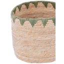 Ver imagem 2 de Cesto Chuong Palha 24x21cm Detalhes em Verde - Verde