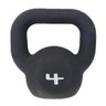 Kettlebel Revestido e Texturizado Ahead Sports - 4kg Preto - 1