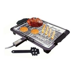 Churrasqueira Grill Elétrica Portátil Churrasco Casa Espetos Cozinha - 1