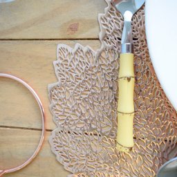 Jogo com 6 Facas de Churrasco Bambu | Linha Mesa Posta - 5