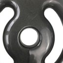 Ver imagem 4 de Anilha Emborrachada Vazada Ahead Sports 5KG Preta