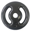 Ver imagem 1 de Anilha Emborrachada Vazada Ahead Sports 5KG Preta