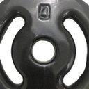 Ver imagem 3 de Anilha Emborrachada Vazada Ahead Sports 4KG Preta